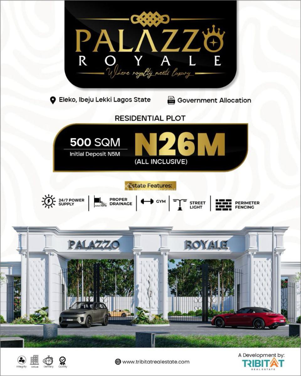 C of O Commercial Estate Land Strategically Located in a Serene Enviro, Top Notch Premium Luxury Estate Amenities and Infrastructures Excellen, Ibeju Lekki, Lagos, Mixed-use Land for Sale