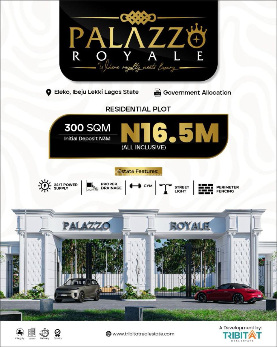 C of O Commercial Estate Land Strategically Located in a Serene Enviro, Top Notch Premium Luxury Estate Amenities and Infrastructures Excellen, Ibeju Lekki, Lagos, Mixed-use Land for Sale