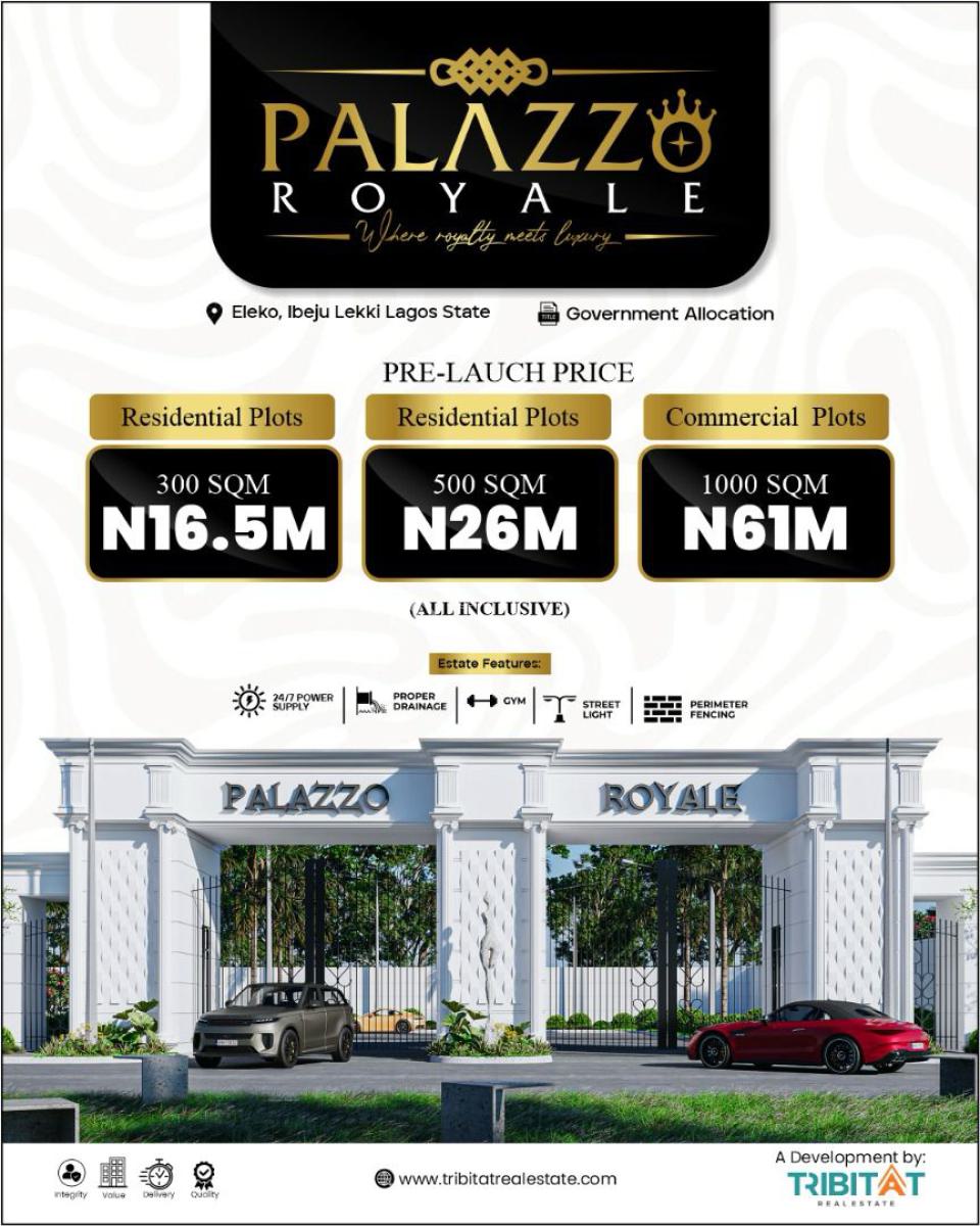 C of O Commercial Estate Land Strategically Located in a Serene Enviro, Top Notch Premium Luxury Estate Amenities and Infrastructures Excellen, Ibeju Lekki, Lagos, Mixed-use Land for Sale