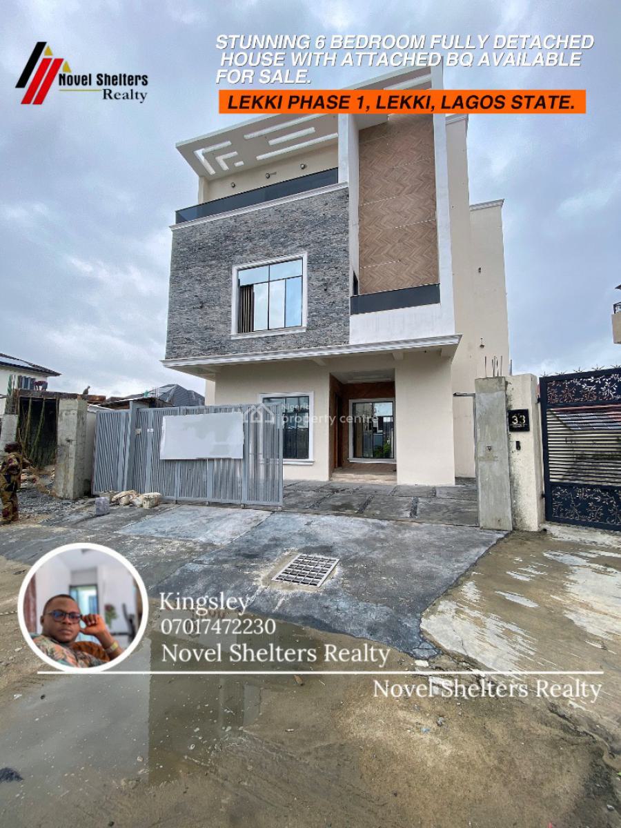 Exquisitely Finished 6 Bedroom Contemporary Fully Detached House, Lekki, Lekki Phase 1, Lekki, Lagos, Detached Duplex for Sale