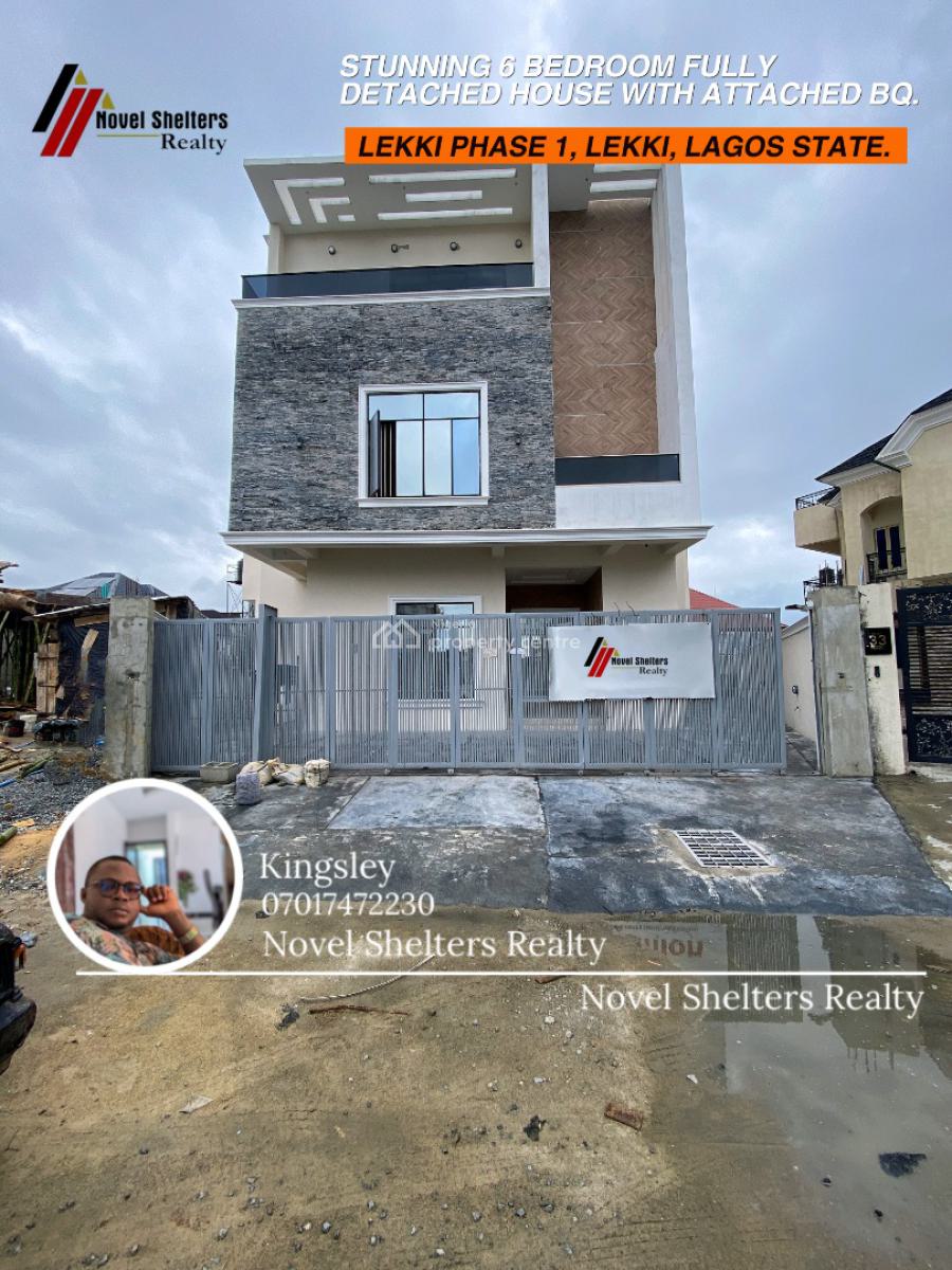 Exquisitely Finished 6 Bedroom Contemporary Fully Detached House, Lekki, Lekki Phase 1, Lekki, Lagos, Detached Duplex for Sale