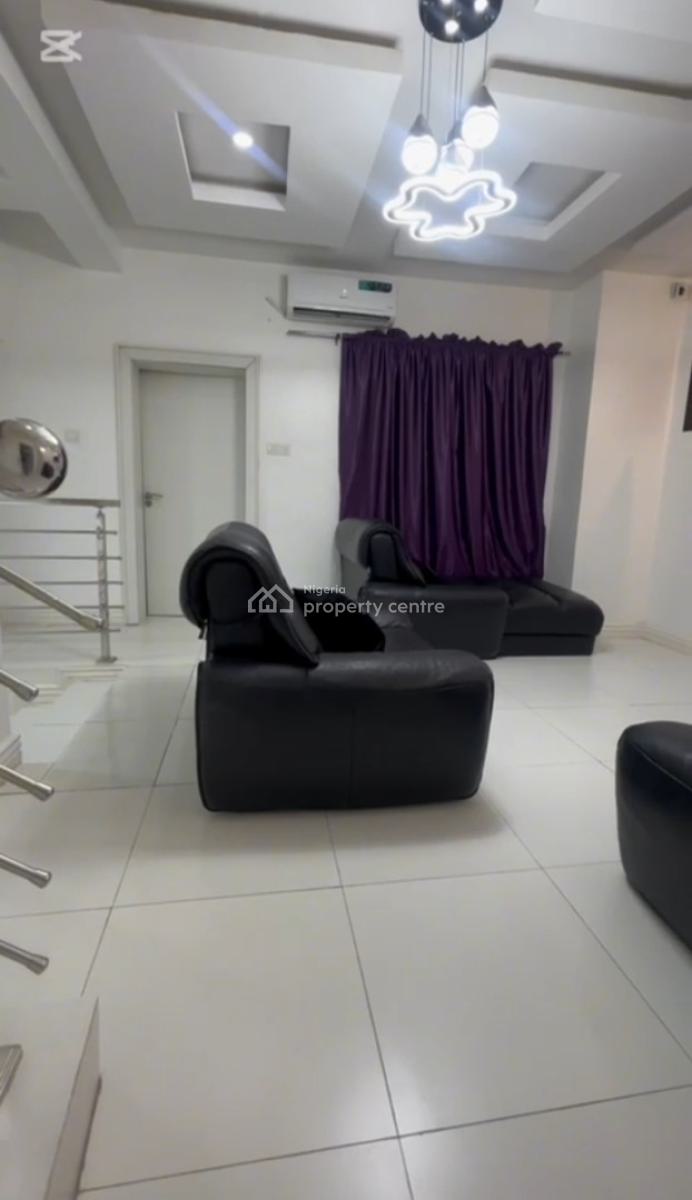 Furnished and Serviced 4bedroom Terrace Duplex in Guzape, Guzape, Guzape District, Abuja, Terraced Duplex for Rent