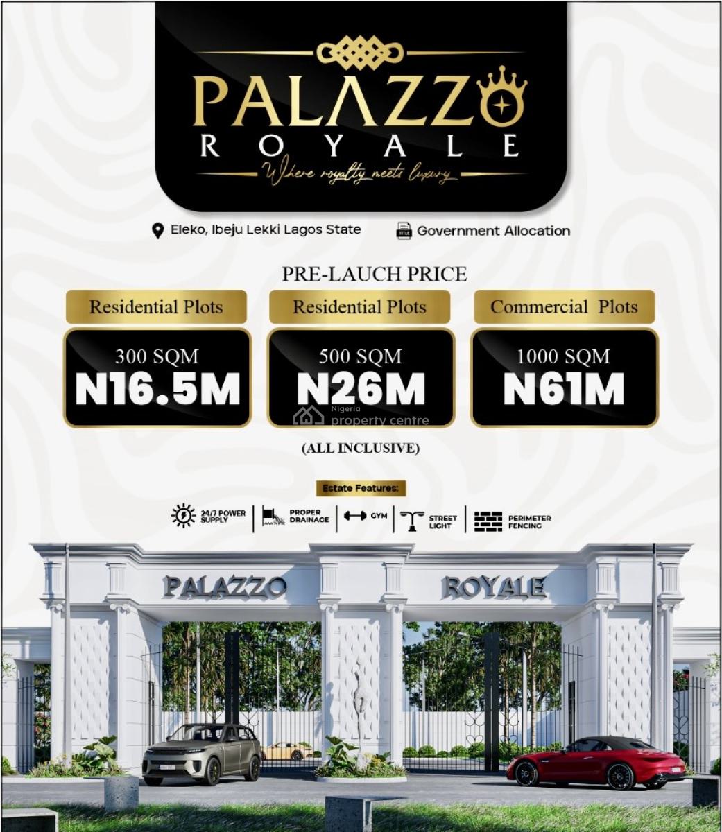 Land, Pre Launch Price, Eleko, Ibeju Lekki, Lagos, Residential Land for Sale