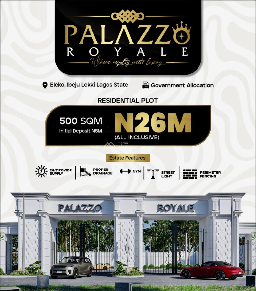 Land, Pre Launch Price, Eleko, Ibeju Lekki, Lagos, Residential Land for Sale