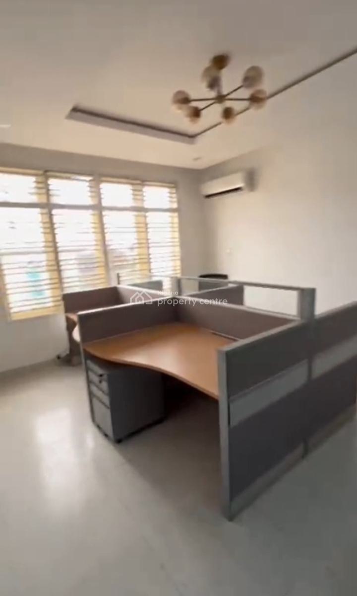 5-bedroom Semi-detached Duplex Office Space on Self Compound with Gene, Fola Oshibo, Lekki Phase 1, Lekki, Lagos, Office Space for Rent