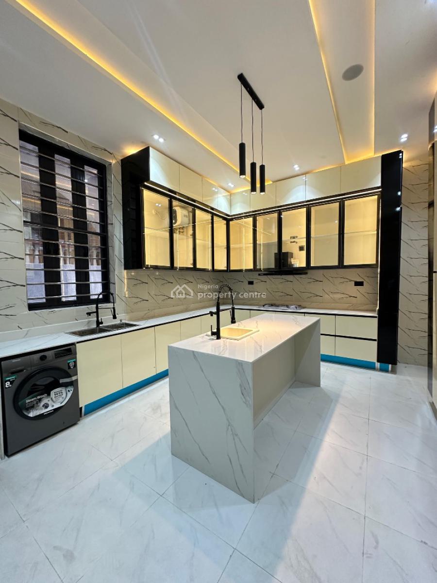Contemporary 5 Bedroom Fully Detached Duplex with Pool Rooftop and Bq, Idado, Lekki, Lagos, Detached Duplex for Sale