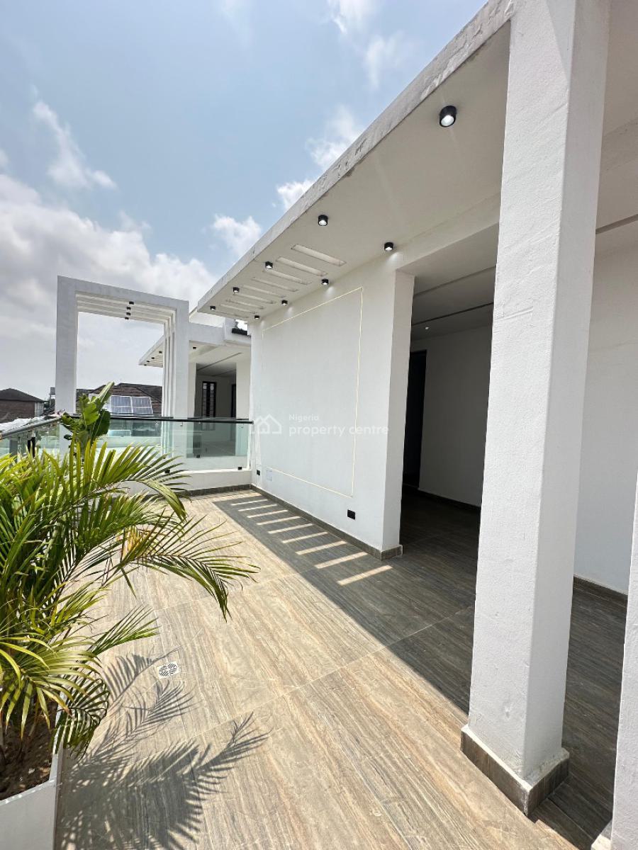 Contemporary 5 Bedroom Fully Detached Duplex with Pool Rooftop and Bq, Idado, Lekki, Lagos, Detached Duplex for Sale
