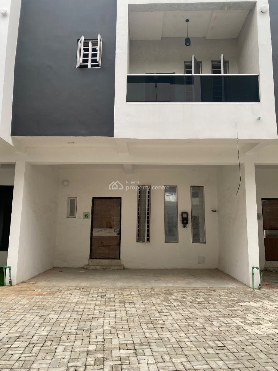 New 4bed Terrace in a Secured Estate with Swimming Pool and Play Grnd, an Estate at Lekki County Home, Lekki, Lagos, Terraced Duplex for Rent