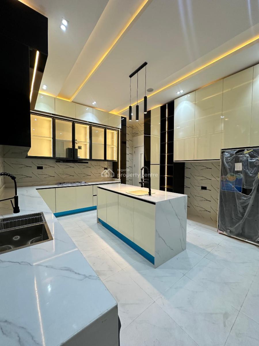 Contemporary 5 Bedroom Fully Detached Duplex with Bq, Pool & Rooftop, Idado, Lekki, Lagos, Detached Duplex for Sale