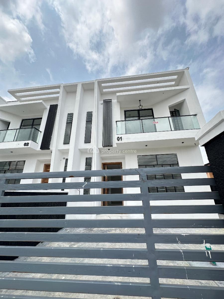 Spacious Well-built  4 Bedroom Terrace Duplex in a Coveted Location, Idado, Lekki, Lagos, Terraced Duplex for Sale