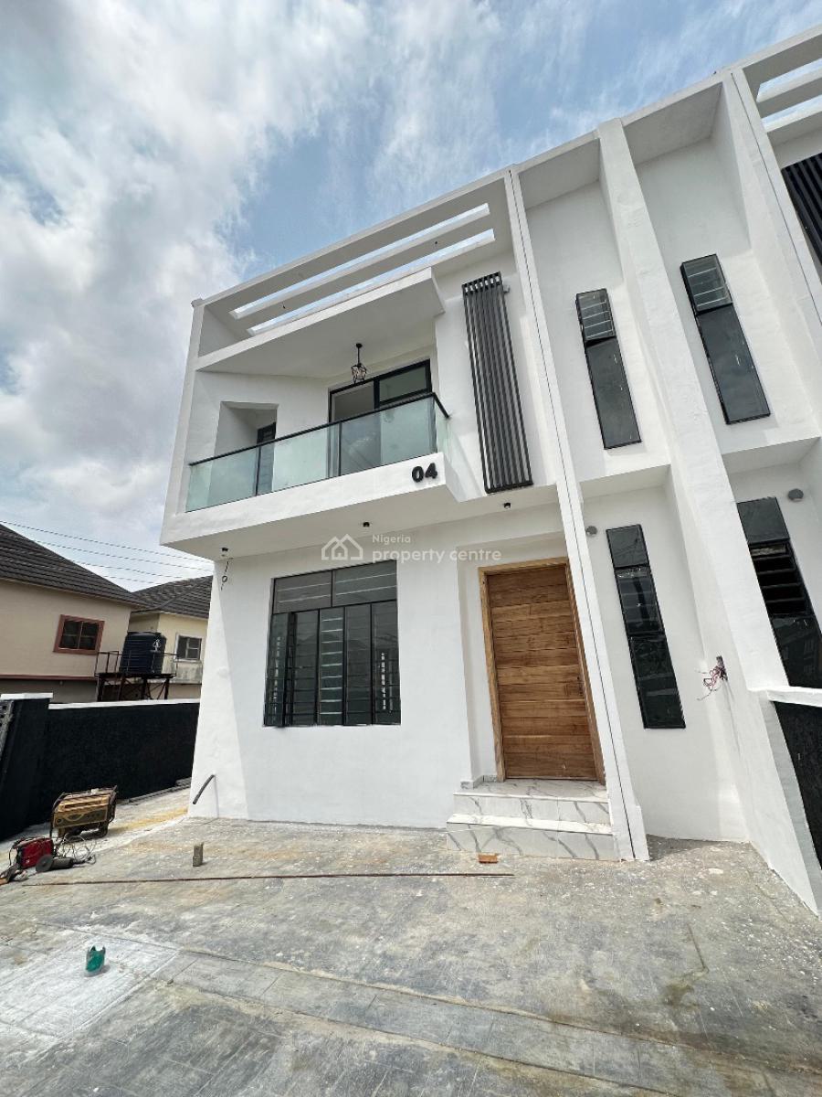 Spacious Well-built  4 Bedroom Terrace Duplex in a Coveted Location, Idado, Lekki, Lagos, Terraced Duplex for Sale
