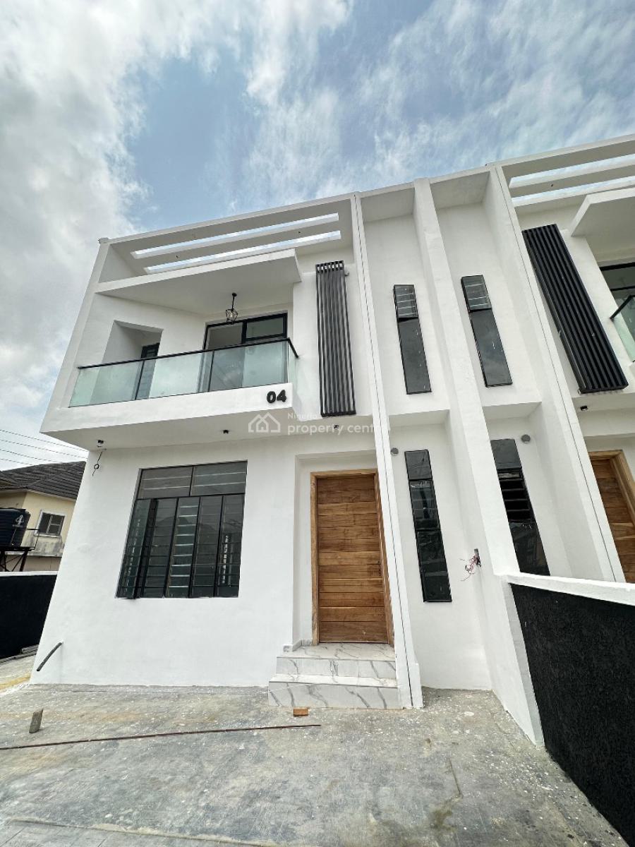 Spacious Well-built  4 Bedroom Terrace Duplex in a Coveted Location, Idado, Lekki, Lagos, Terraced Duplex for Sale