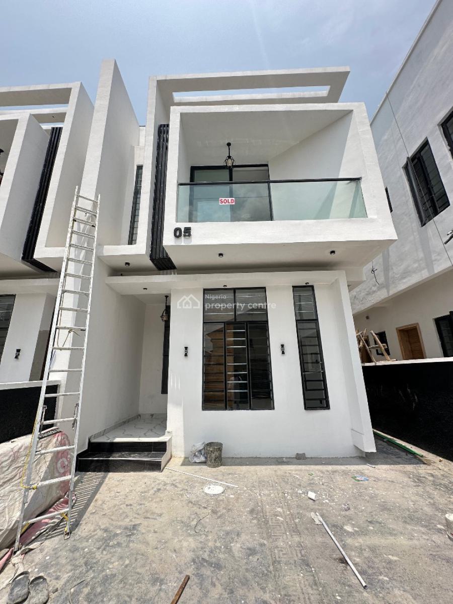 Spacious Luxury 4 Bedroom Semi-detached Duplex with Bq, Idado, Lekki, Lagos, Semi-detached Duplex for Sale