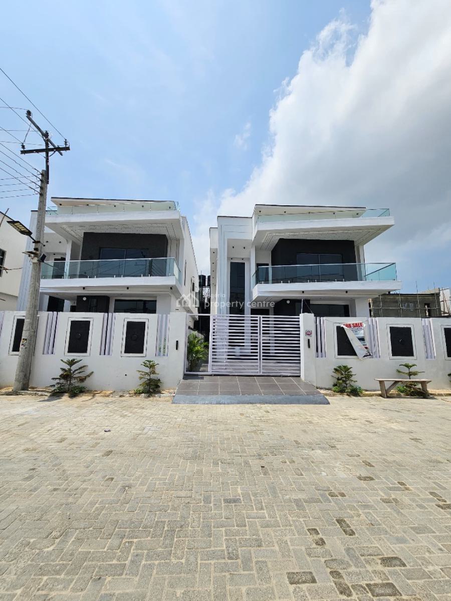 Contemporary 5 Bedroom Fully Detached Duplex with Bq & Swimming Pool, Ajah, Lagos, Detached Duplex for Sale