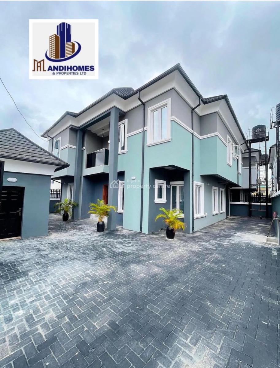 Contemporary 5-bedroom Fully  Detached Duplex with Bq, Ikate, Lekki, Lagos, Detached Duplex for Sale