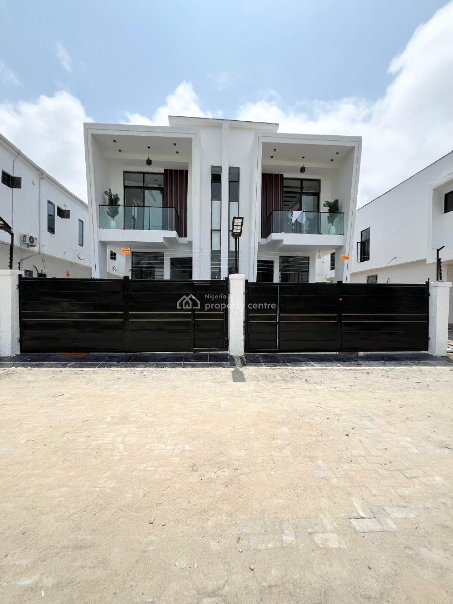 4-bedroom Semi-detached Duplex with Bq, Ikota, Lekki, Lagos, Semi-detached Duplex for Sale