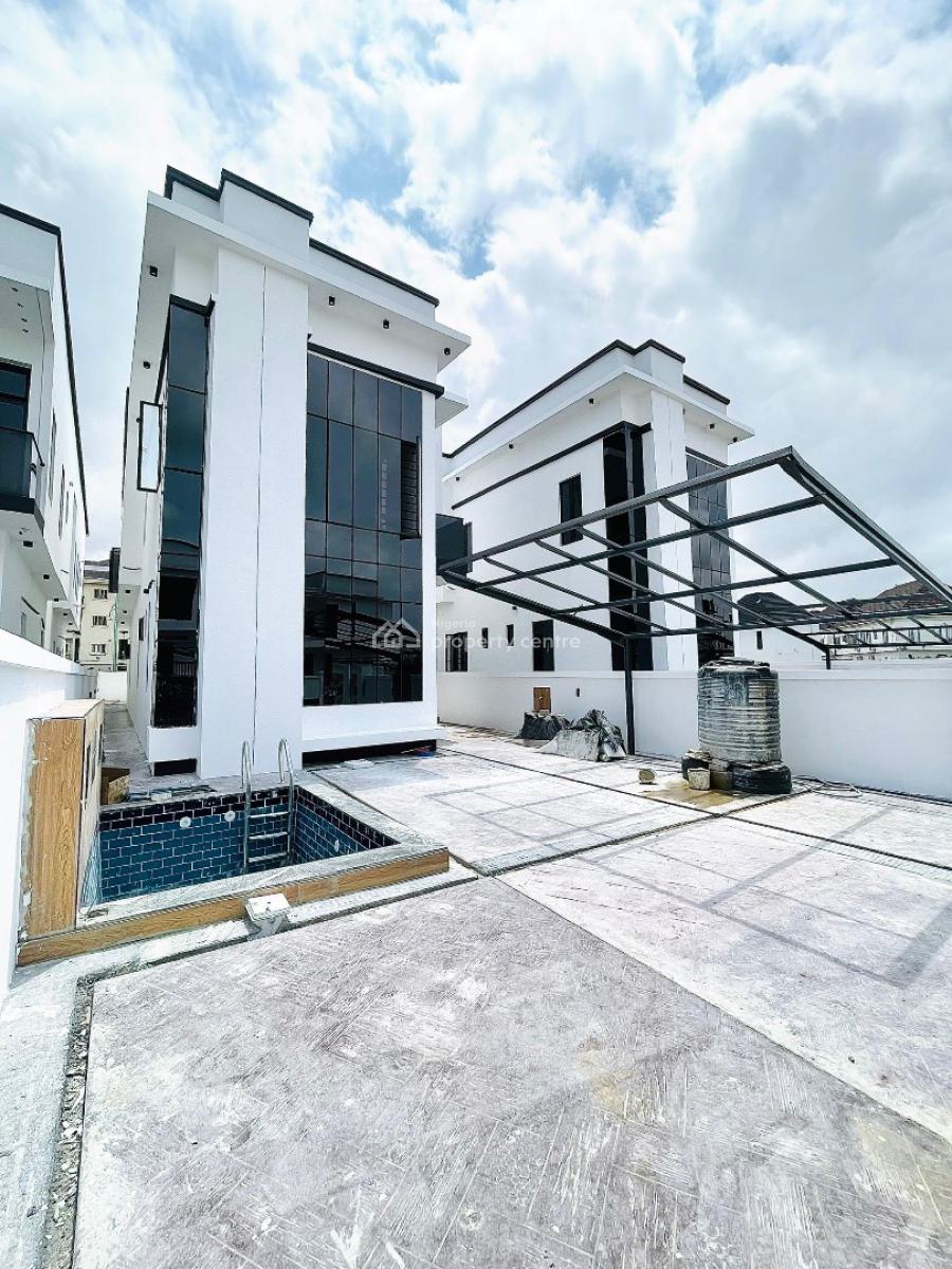 5-bedroom Detached Duplex with Swimming Pool and Bq, 2nd Toll Gate, Lekki, Lagos, Semi-detached Duplex for Sale