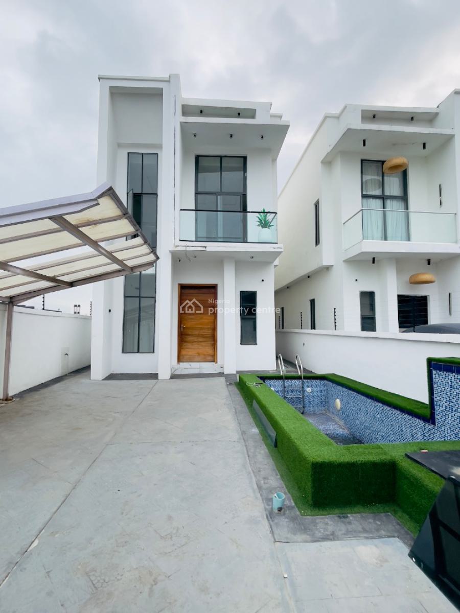 Luxury 4bed Fully Detached with Swimming Pool and Bq, Chevron Tollgate By Orchid Lekki Lagos, Lekki, Lagos, Detached Duplex for Sale