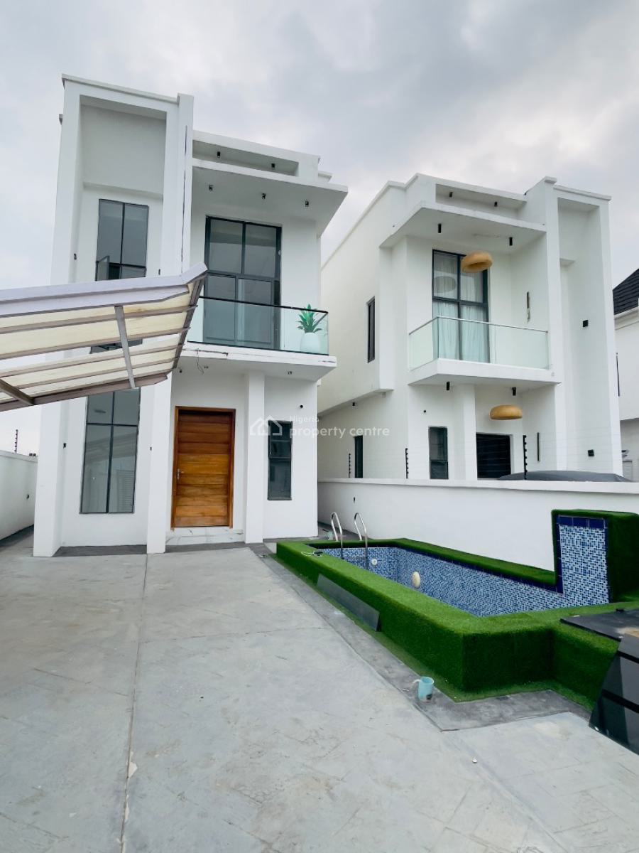 Luxury 4bed Fully Detached with Swimming Pool and Bq, Chevron Tollgate By Orchid Lekki Lagos, Lekki, Lagos, Detached Duplex for Sale