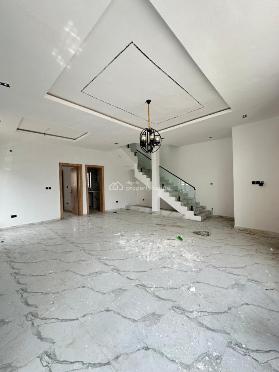 Spacious Well-built  4 Bedroom Terrace Duplex in a Flood Free Area, Idado, Lekki, Lagos, Terraced Duplex for Sale