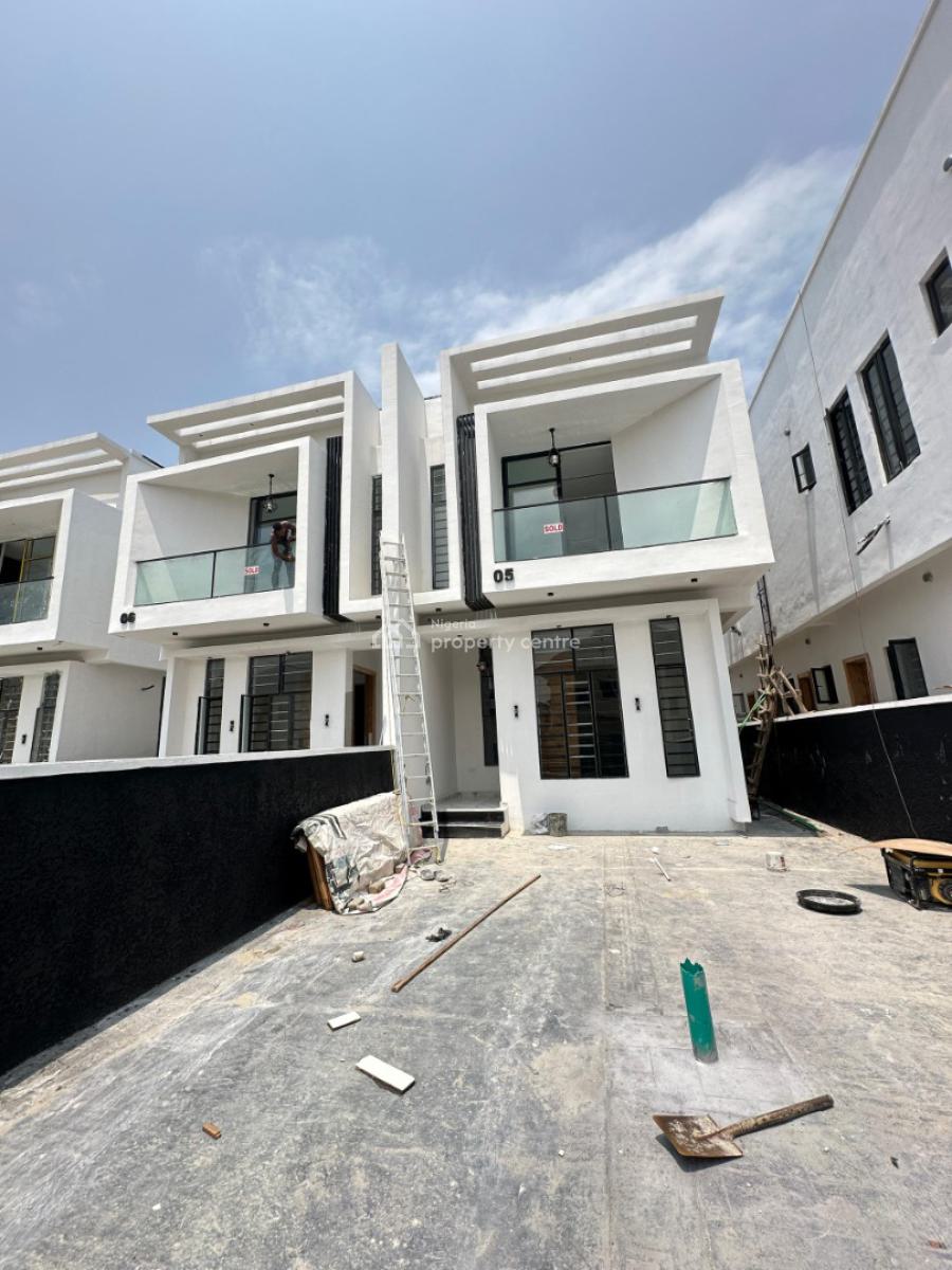 Spacious Luxury 4 Bedroom Semi-detached Duplex with Bq, Idado, Lekki, Lagos, Semi-detached Duplex for Sale