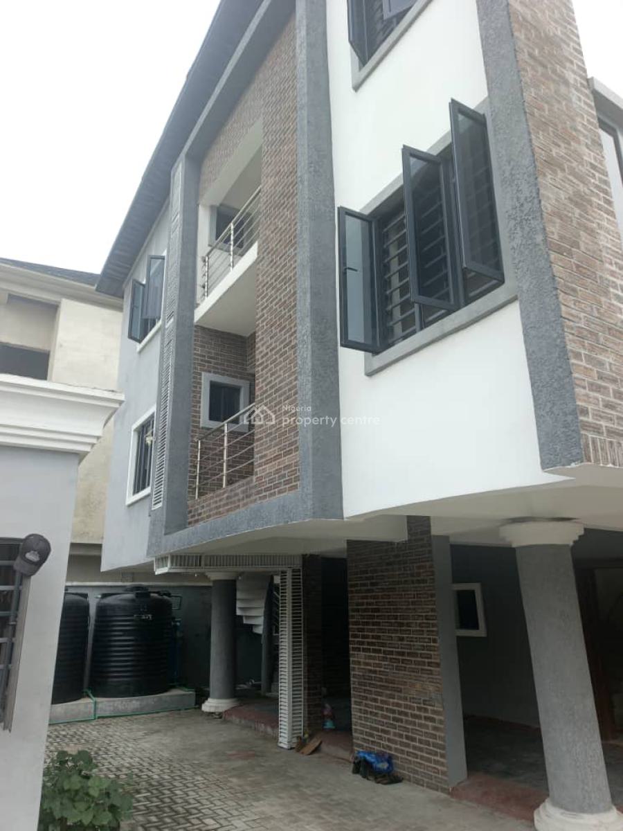Brand New 2  Units of 4 Bedroom Terrace Duplex with Bq, Lekki Right, Elf Bustop, Lekki Phase 1, Lekki, Lagos, Terraced Duplex for Rent
