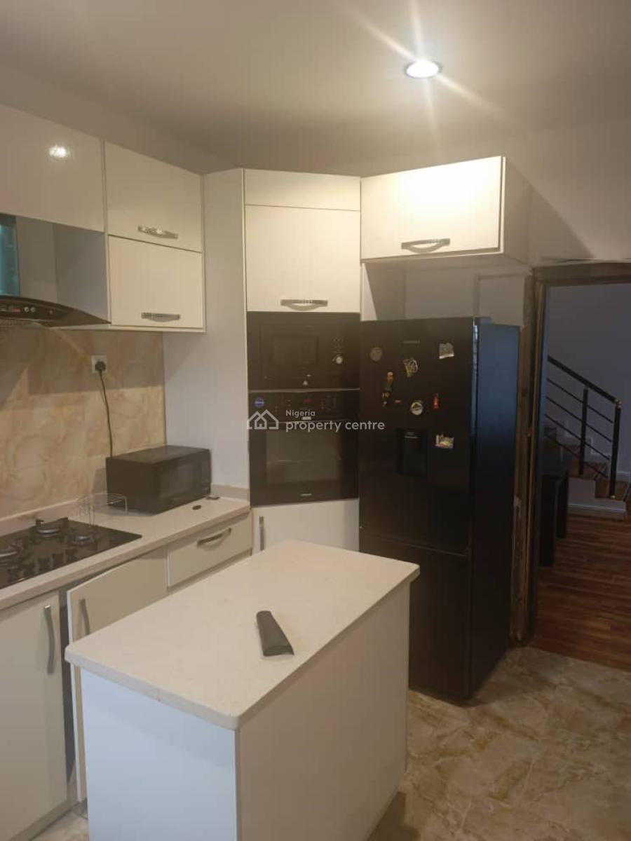 Fairly New and Partly Furnished 4 Bedroom Terrace Duplex with Inverter, Orchid Road, Lekki, Lagos, Terraced Duplex for Rent