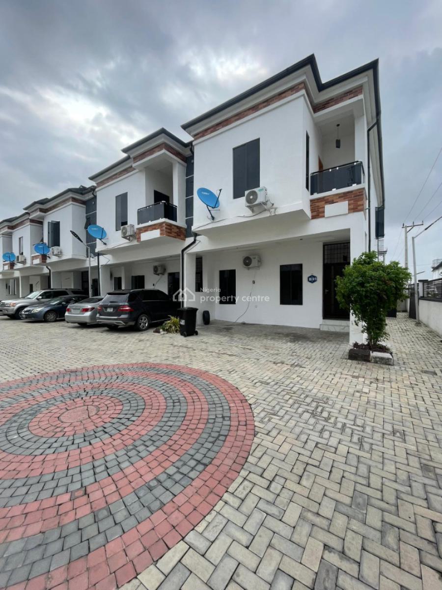 Spaciousand Well Built 4 Bedroom Terrace Duplex with Pool & Gym, Harris Drive, Vgc Extension, Vgc, Lekki, Lagos, Terraced Duplex for Rent