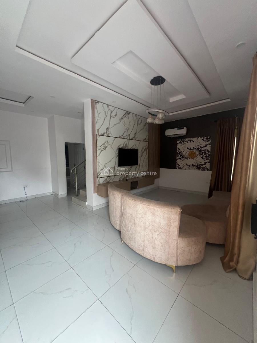 Spacious 4 Bedroom Terrace Detached with Bq Self Compound, Thomas Estate, Ajah, Lagos, Terraced Duplex for Rent
