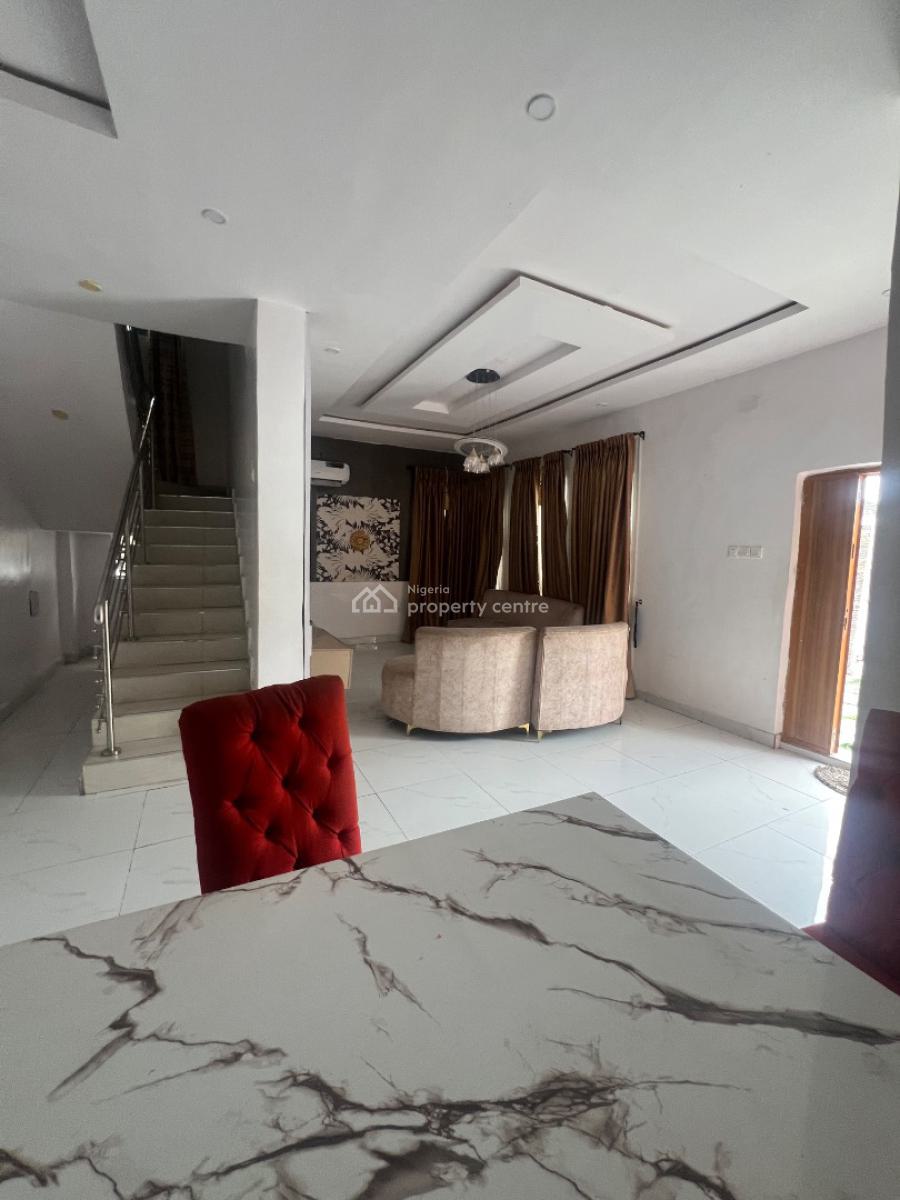 Spacious 4 Bedroom Terrace Detached with Bq Self Compound, Thomas Estate, Ajah, Lagos, Terraced Duplex for Rent