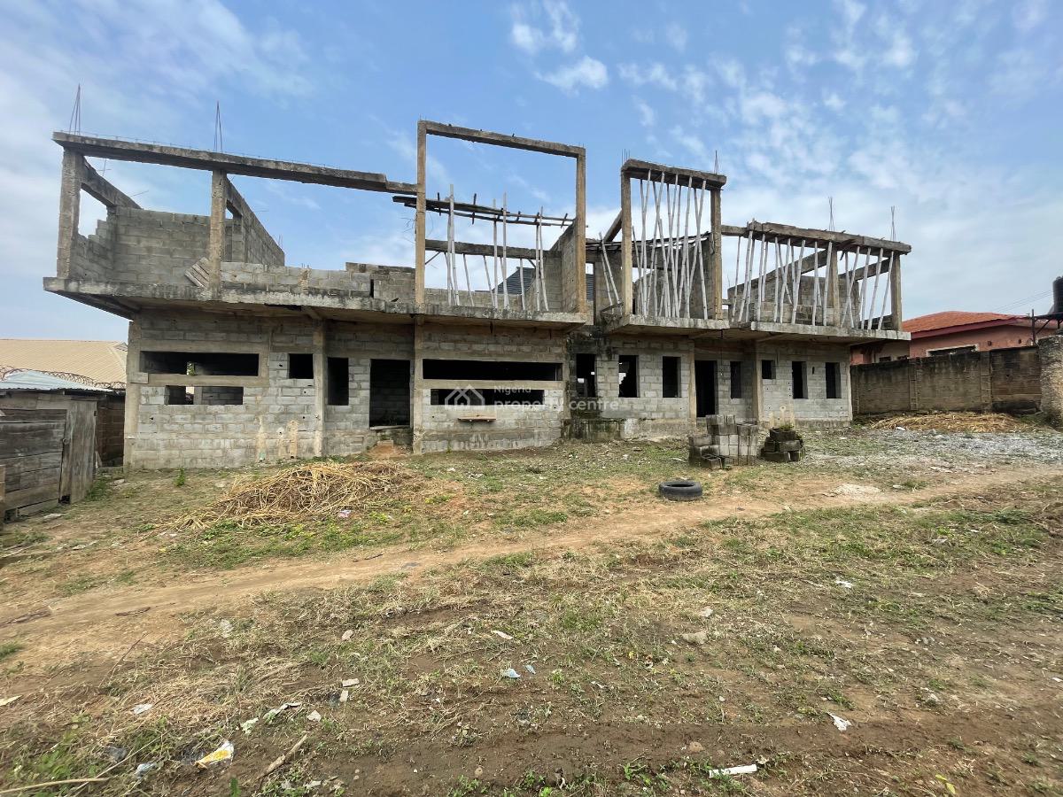 a Well Constructed Twin 4 Bedroom Semi Detached Caracas Structure., Progressive Estate, Oluyole Estate Extension, Akala Express, Ibadan., Oluyole, Oyo, House for Sale