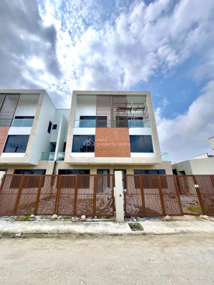 Newly Built 4 Bedroom Terrace with Bq in a Gated Neighborhood, Kusenla Ikate Elegushi, Lekki, Lagos, Terraced Duplex for Rent