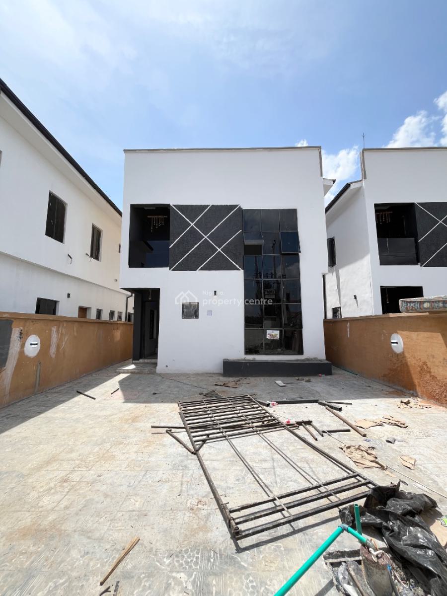 Deluxe 4 Bed Duplex with Bq, Serene & Secured Estate, Ogba, Ikeja, Lagos, Detached Duplex for Sale