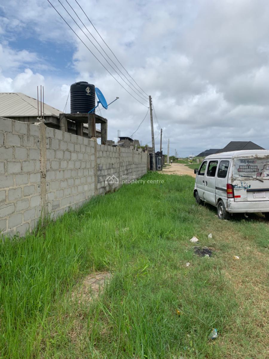 Fenced and Gated 2sidemassive Dry Corner Piece Land with 3 Unit of Sel, Balogun Estate Sangotedo, Ajah, Lagos, Land for Sale