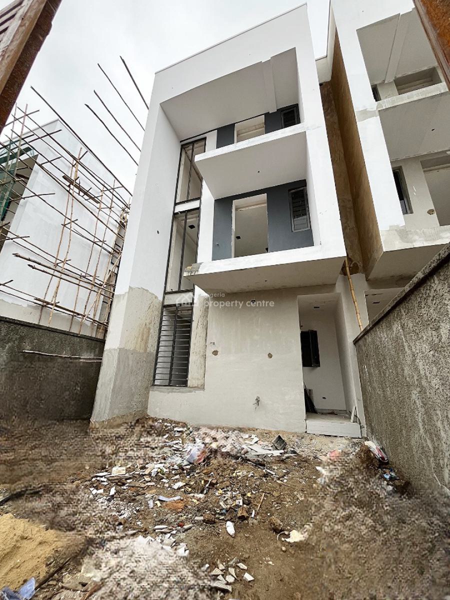 Deluxe 5 Bed Semi Detached Duplex with Bq, Serene & Secure Estate, Adeniyi Jones, Ikeja, Lagos, Semi-detached Duplex for Sale