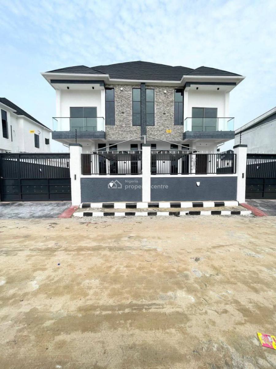 Beautiful 4 Bedroom Semi Detached Duplex with a Bq, Ikota, Lekki, Lagos, House for Sale