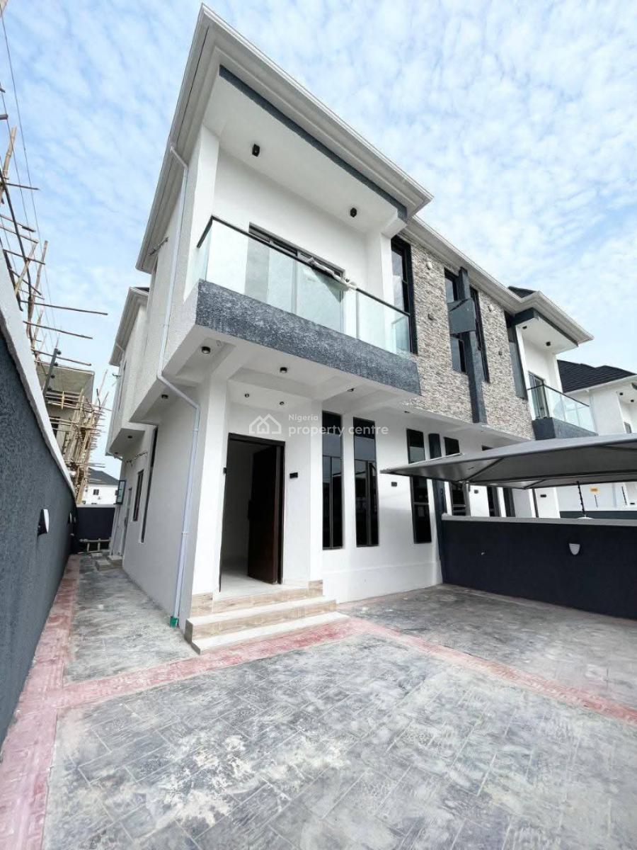 Beautiful 4 Bedroom Semi Detached Duplex with a Bq, Ikota, Lekki, Lagos, House for Sale