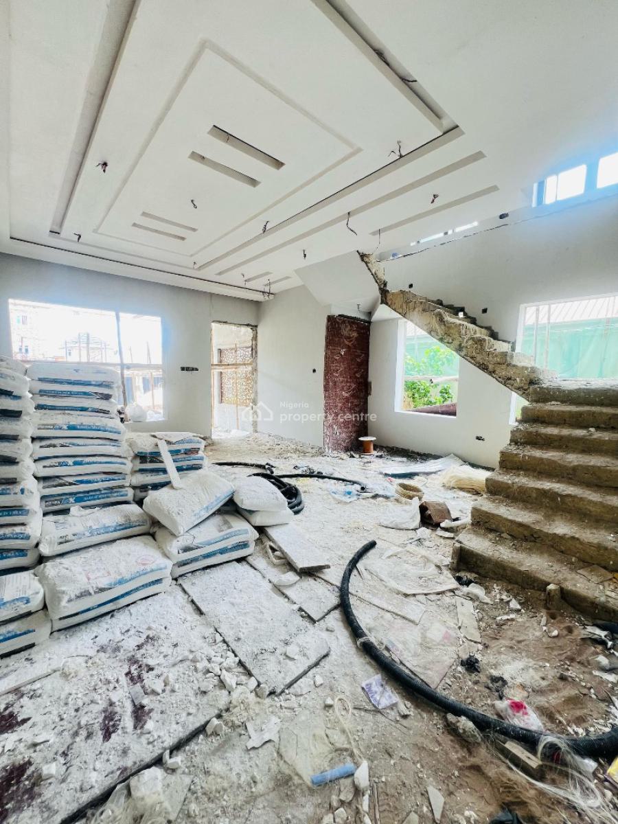 Alluring 4 Bedrooms Terraced Duplex Plus Bq in a Serene Environment, Executive Detailed Home with Bq in a Well Secured Estate, Omole Phase 2, Ikeja, Lagos, Terraced Duplex for Sale