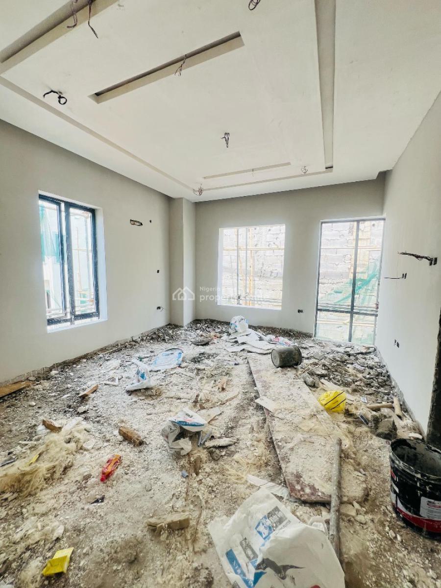 Alluring 4 Bedrooms Terraced Duplex Plus Bq in a Serene Environment, Executive Detailed Home with Bq in a Well Secured Estate, Omole Phase 2, Ikeja, Lagos, Terraced Duplex for Sale