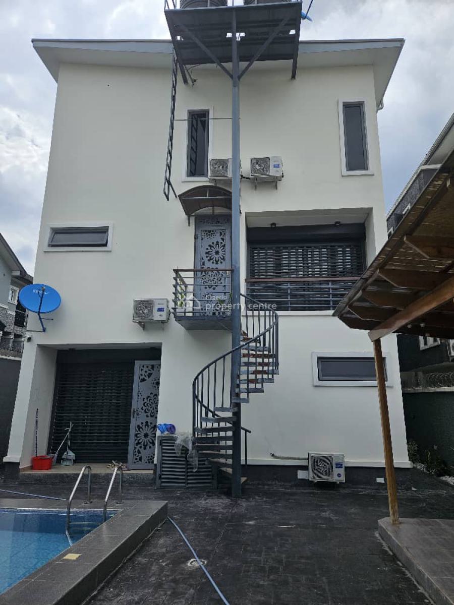 2 Wings of Luxury Built Furnished 4 Bedroom Duplex, Awuse, Opebi, Ikeja, Lagos, Detached Duplex for Sale