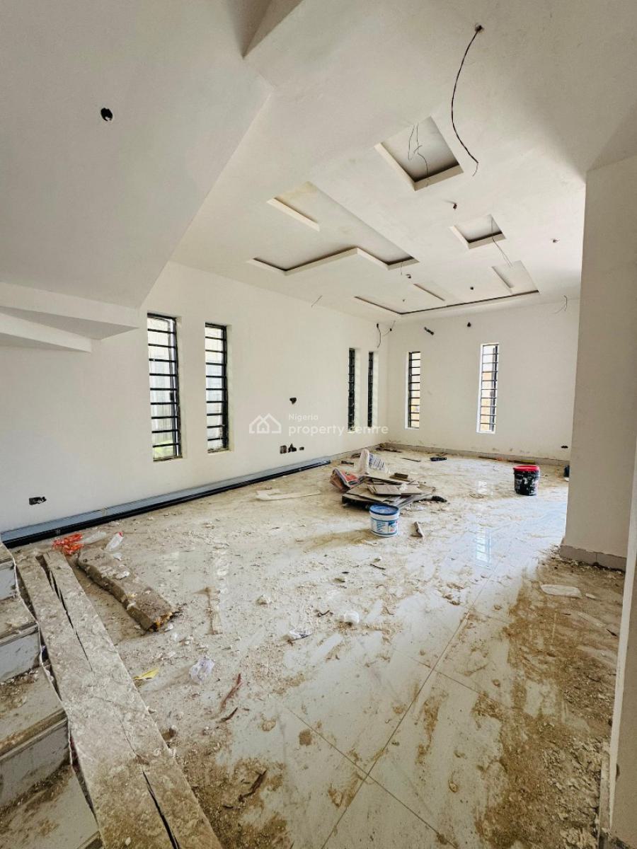 Smartly Built 5 Bedroom Fully Detached Duplex Plus Bq., Exclusively Designed Home with Bq in a Well Secured Estate, Omole Phase 1, Ikeja, Lagos, Detached Duplex for Sale