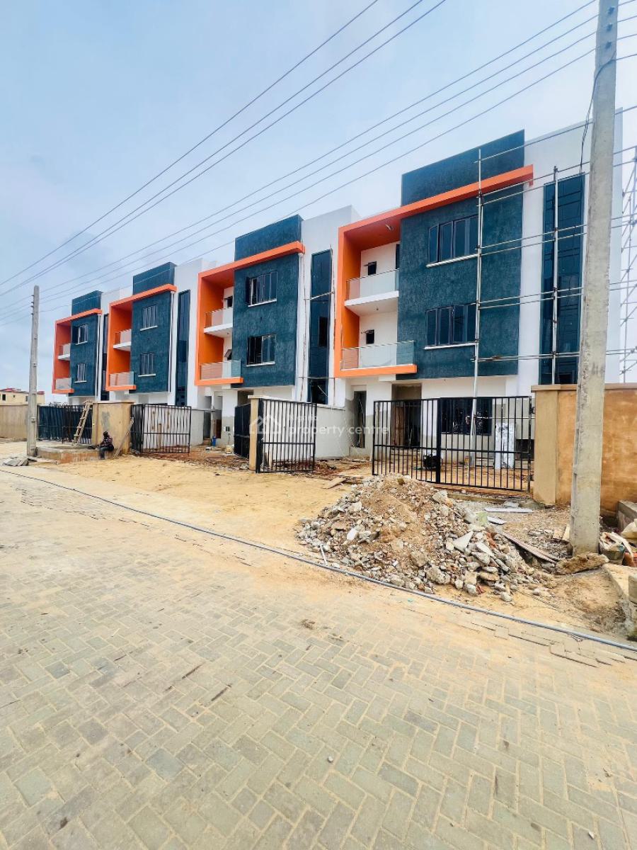 4 Bedroom Terraced Duplexes with Bq, Elegantly Built Self Compound Home with Bq in a Secured Neighborhood, Gra, Ogudu, Lagos, Terraced Duplex for Sale