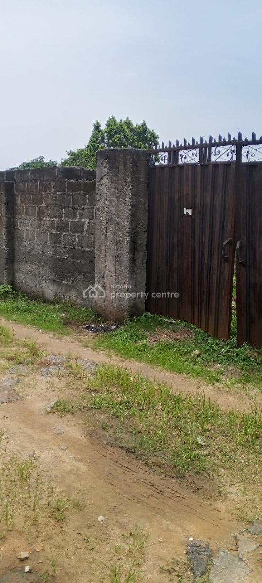 1 Plot of Land, Fence with Gate, Shell Cooperative, Eneka, Port Harcourt, Rivers, Residential Land for Sale