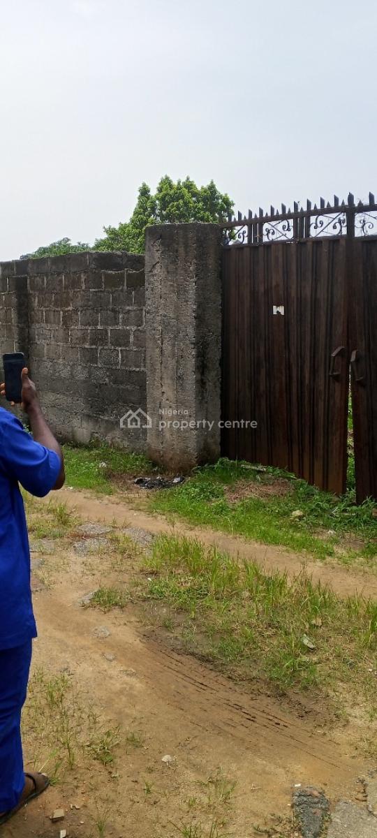 1 Plot of Land, Fence with Gate, Shell Cooperative, Eneka, Port Harcourt, Rivers, Residential Land for Sale