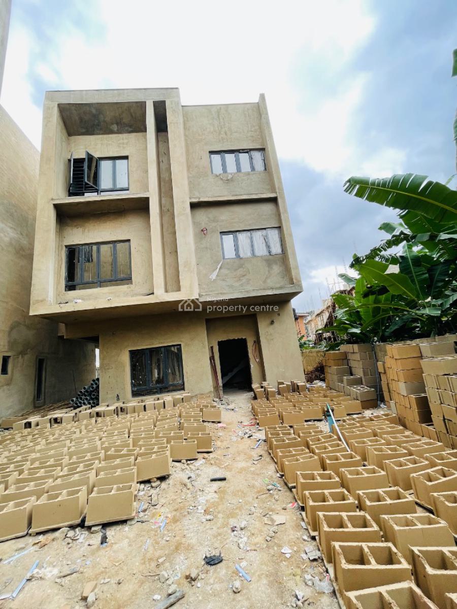 Contemporary  5 Bedroom Detached Duplex + Bq, Exquisite Spacious Home with Bq in a Well Secured Estate, Surulere, Lagos, Detached Duplex for Sale