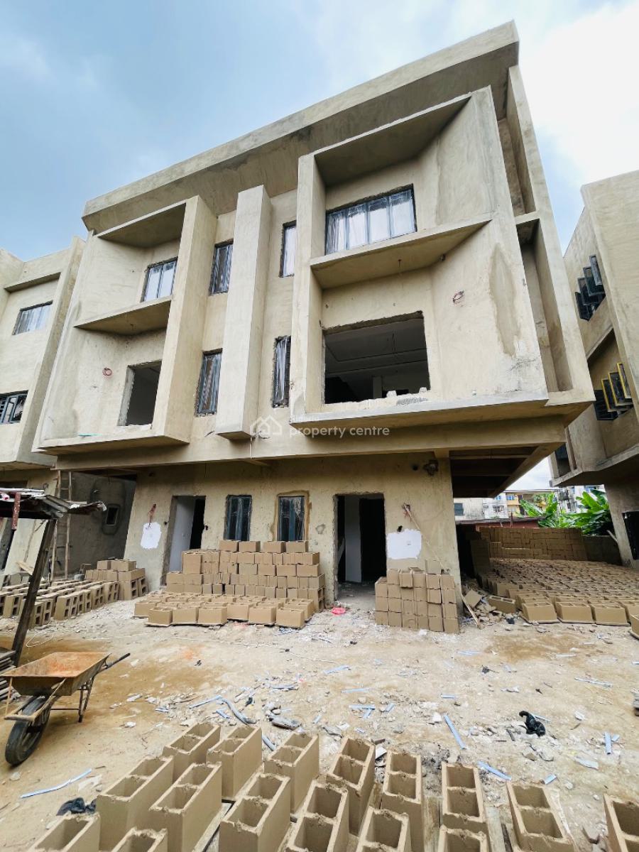 Contemporary  5 Bedroom Detached Duplex + Bq, Exquisite Spacious Home with Bq in a Well Secured Estate, Surulere, Lagos, Detached Duplex for Sale