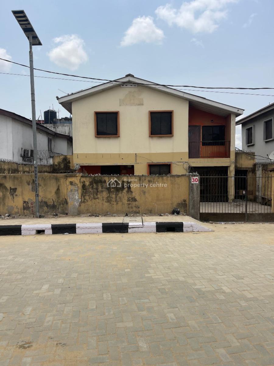a Buy and Rebuild Storey Building with a Massive Space for Car Wash, Buy and Rebuild Spacious Building in a Serene Neighborhood, Surulere, Lagos, Mixed-use Land for Sale