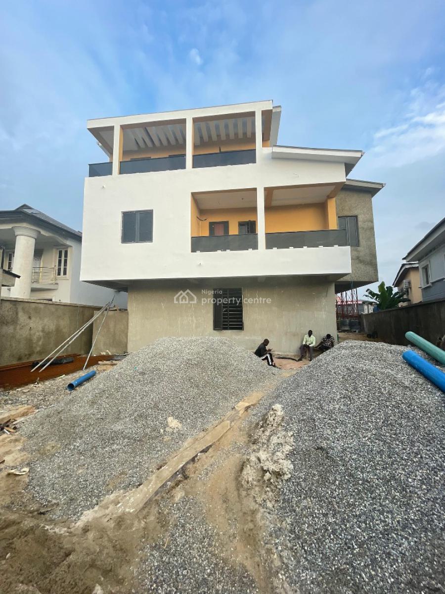 Very Spacious 4 Bedroom Terrace Duplex with Bq, Spaciously Finished Home with Bq in a Secured Neighborhood, Surulere, Lagos, Terraced Duplex for Sale
