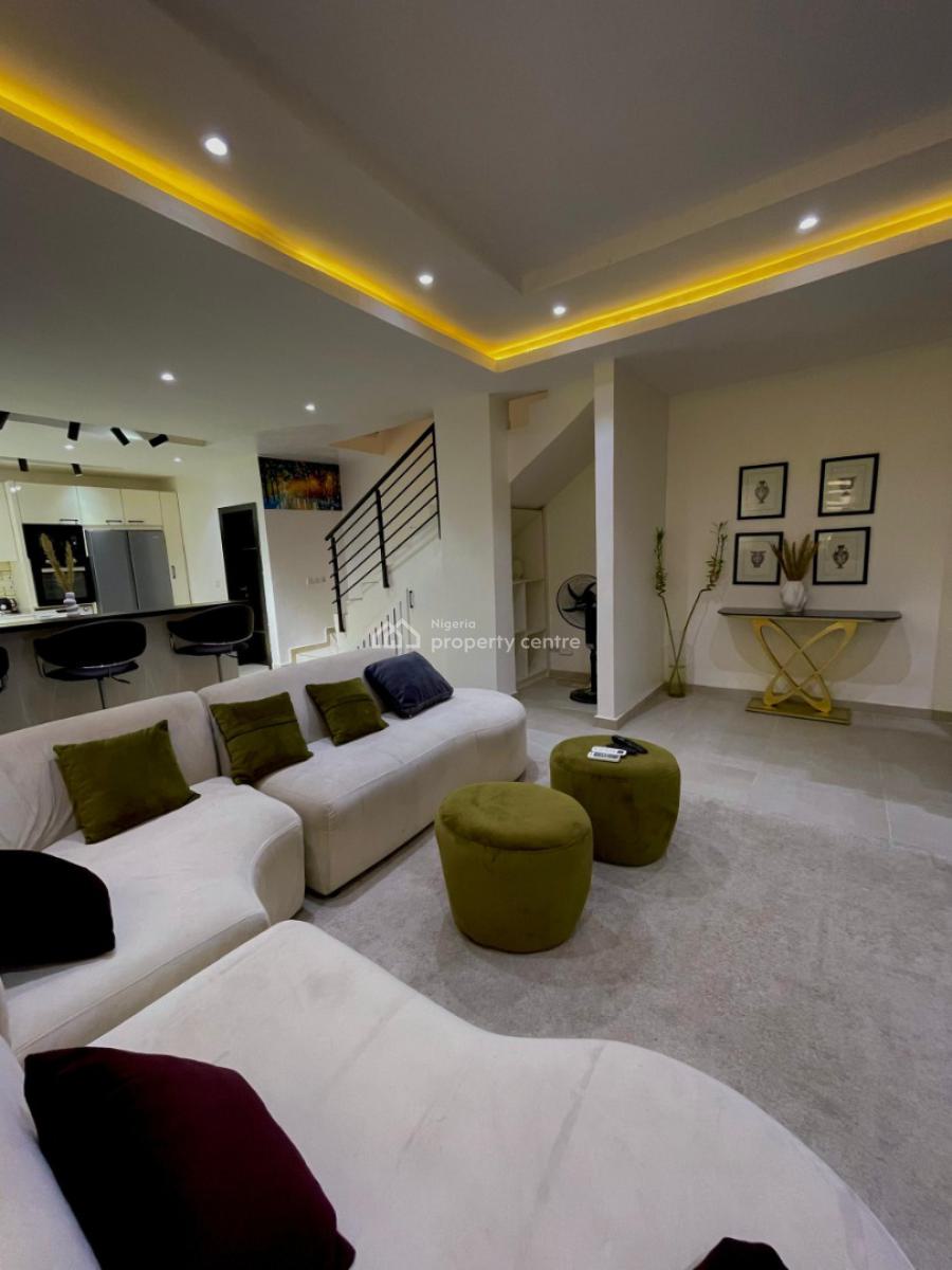 Lovely 2 Bedroom Maisonette Apartment, Off Freedom Way, Ikate, Lekki, Lagos, Flat / Apartment Short Let
