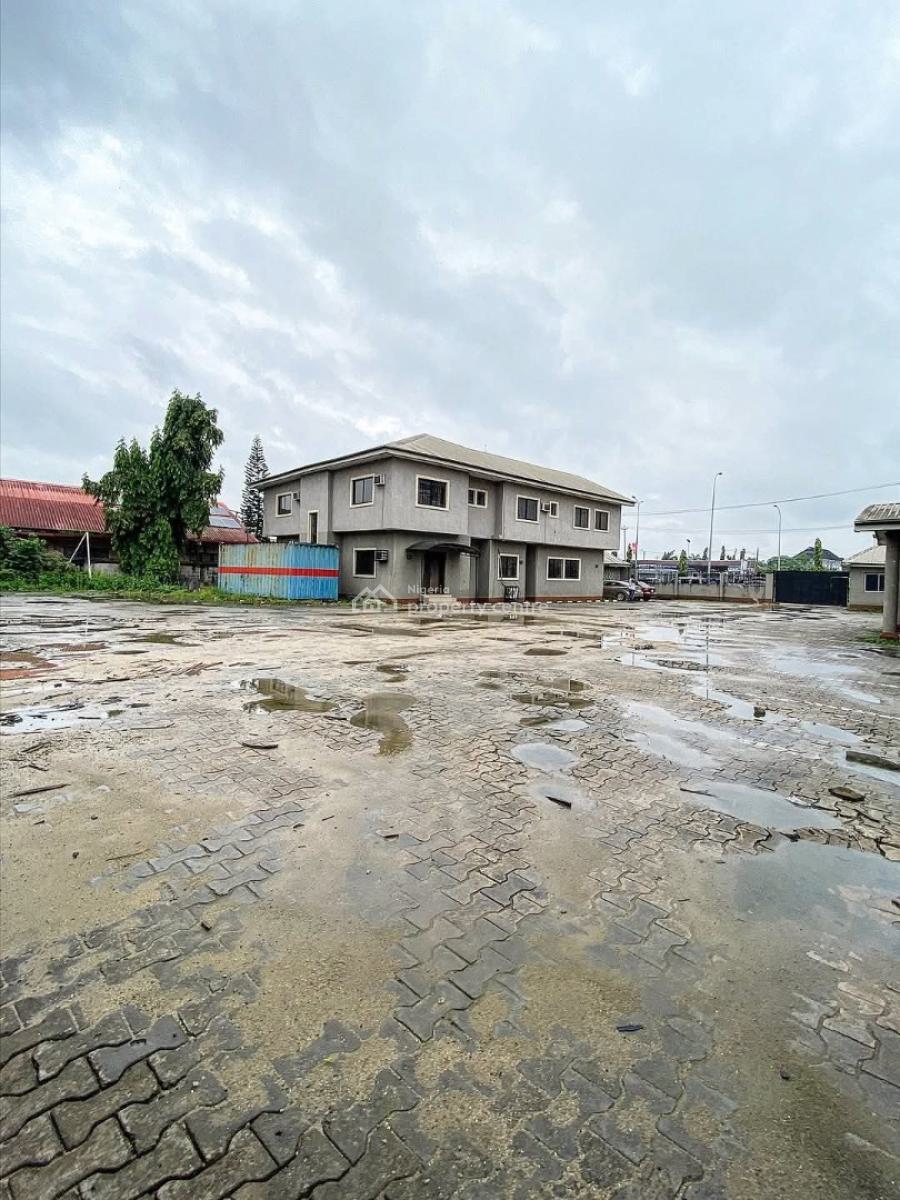Prime Commercial Yard with Warehouse & Office Complex, Stadium Road, Port Harcourt, Rivers, Warehouse for Sale